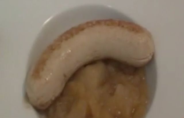 La cuisson du boudin blanc