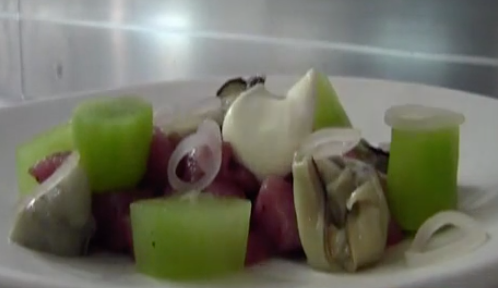 Recette le tartare de veau fumé - Le Dauphin - Fooding ®