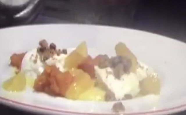 Courge butternut, lemon curd et ricotta