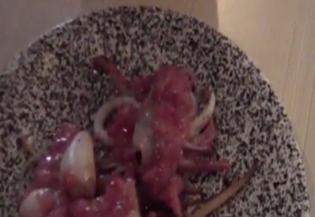 Encornet, salsifis et beurre de cidre