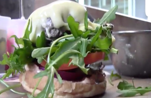 Obama's burger
