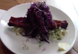 Merguez aux deux choux