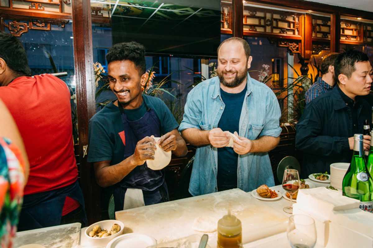Florent Ciccoli et la brigade du Café du Coin