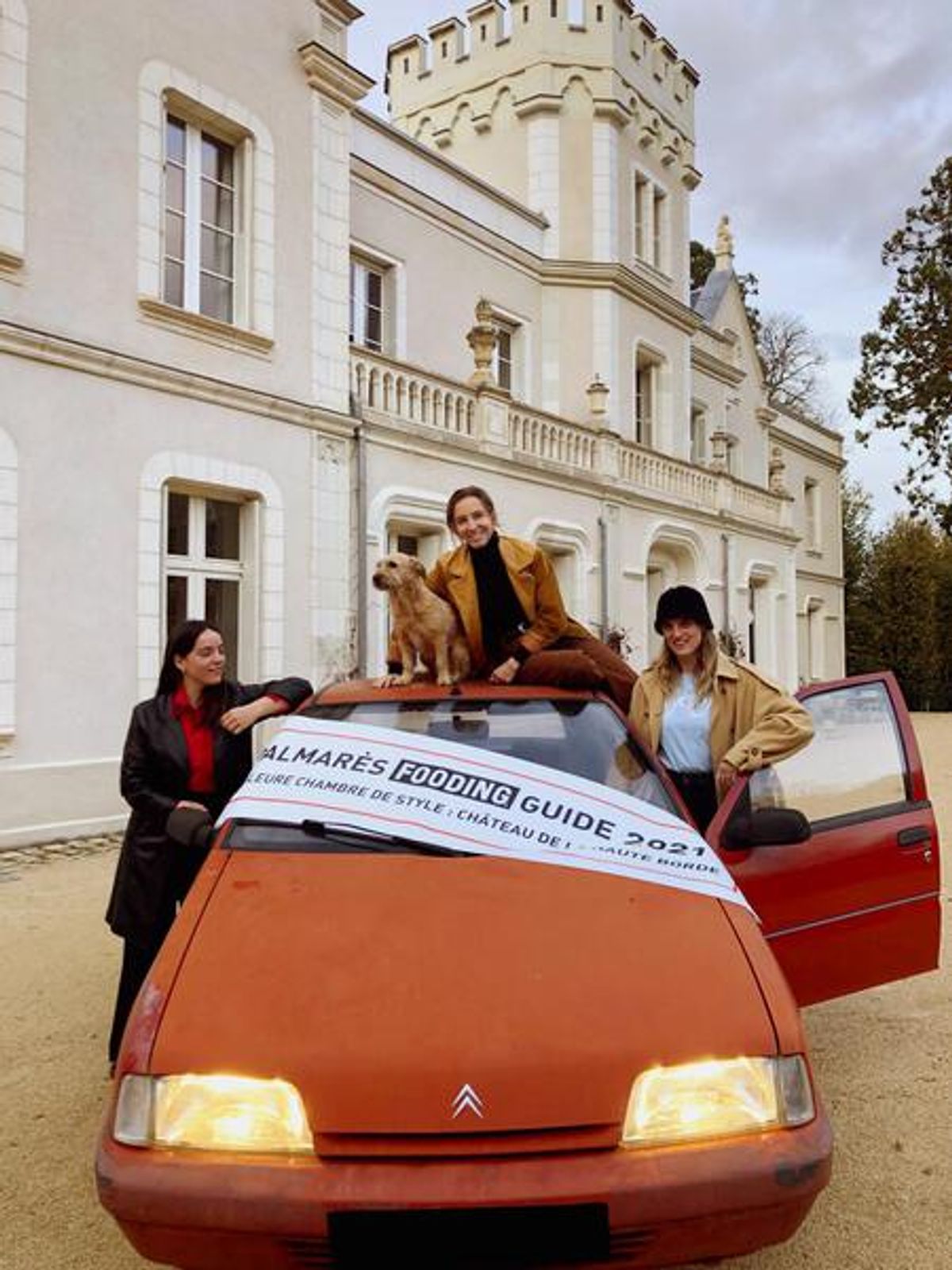 Céline Barrère, Cécile Simon et Violette Platteau du Château de la Haute Borde, meilleure chambre de style Guide 2021