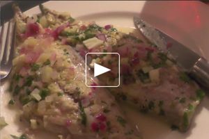 Filets de maquereau marinés au vin blanc