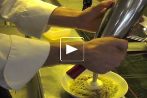 Carbonara de salsifis sur blaye