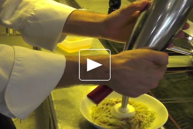 Carbonara de salsifis sur blaye