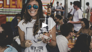 Le Fooding beach club presents: sanpellegrino fruitstock at the Rockaways — animated souvenirs
