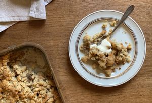 Mon crumble pomme-poire épicé