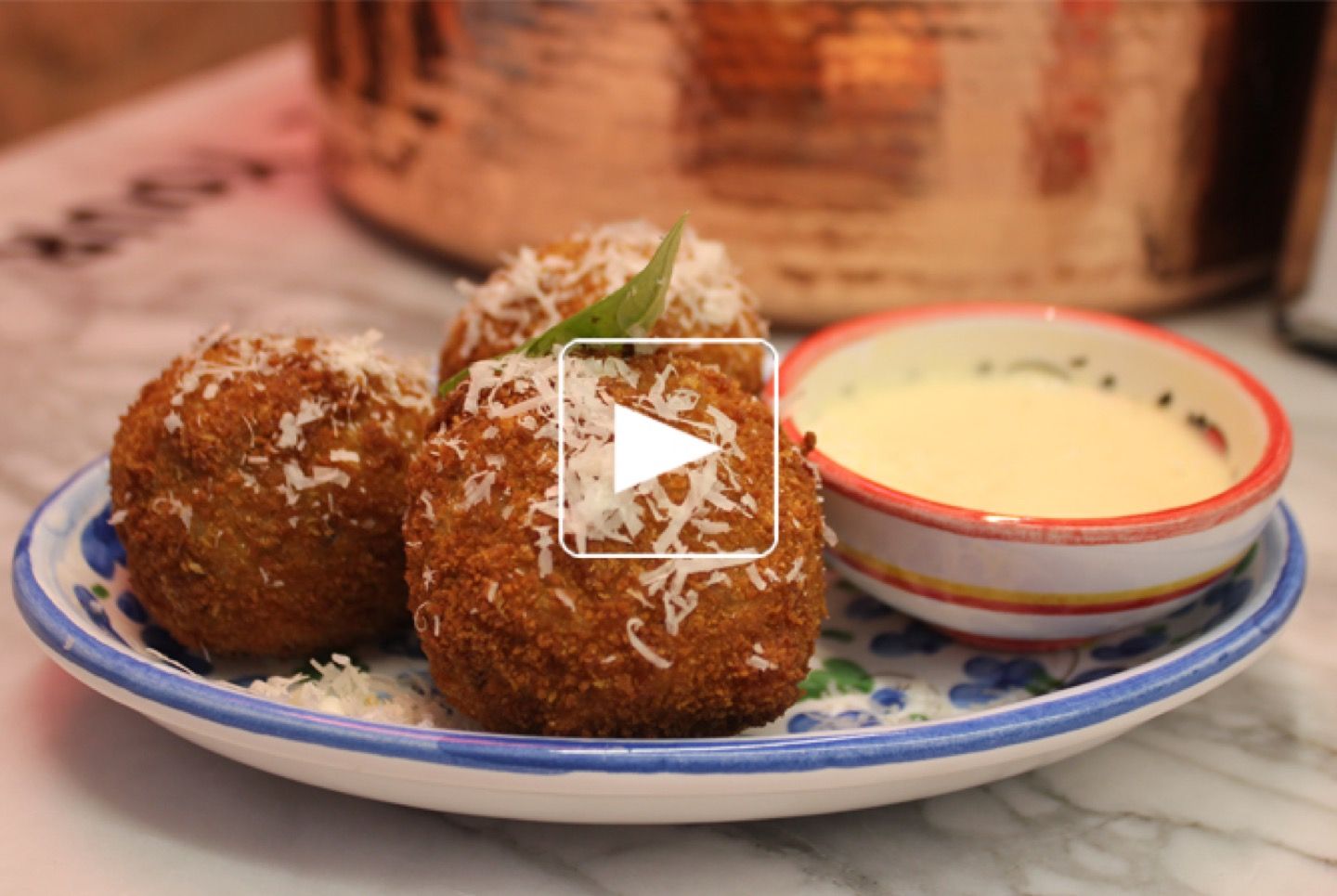 Recette arancini à la truffe - Dalmata - Fooding ®