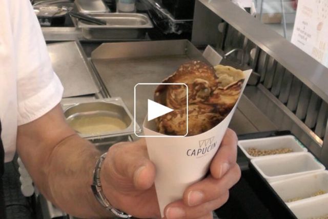 Capucin garni à l'aligot truffe noire