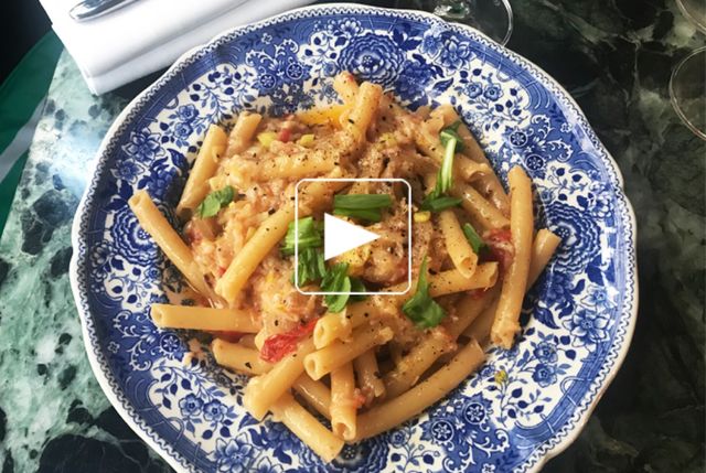 Ziti al lardo di colonnata