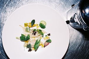 Le bouillon de foie gras, canard et tamarin