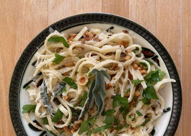 Ma pasta ricotta, citron et sauge