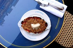 Crumble pomme-rhubarbe