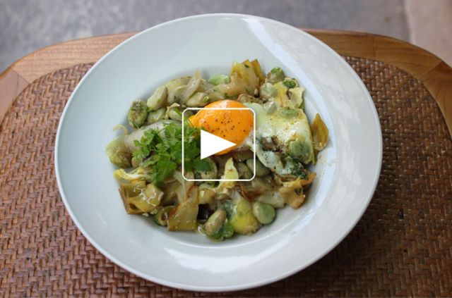 Stufatu fève artichaut