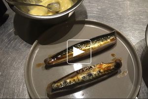 Maquereau fumé, puntarelle, mayo citron confit