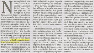 Haute cuisine, le sermon d'hypocrites