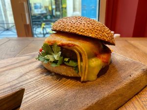 Burger artzaina, bœuf des landes et brebis basque