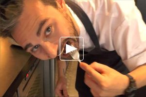 Côte de bœuf à la plancha et purée au safran
