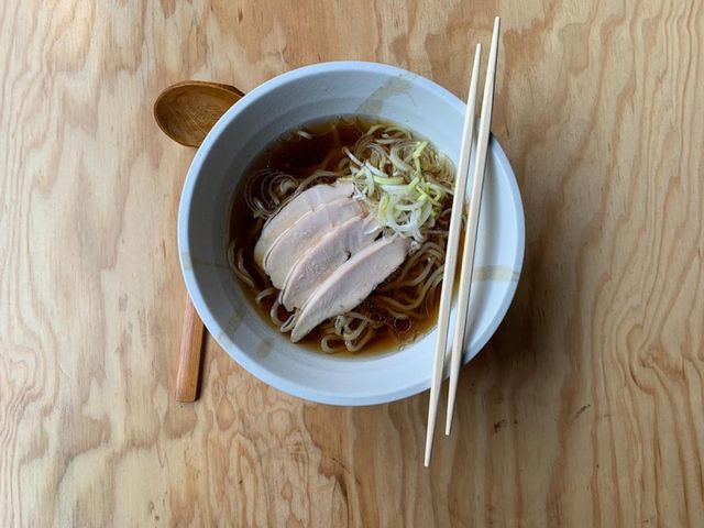 Ramen au poulet fermier