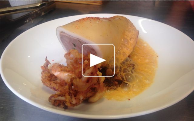 Encornet farci à la sétoise