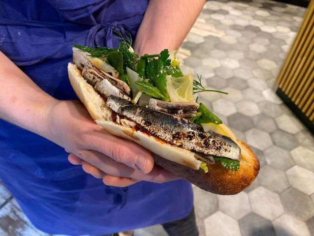 Sandwich à la sardine