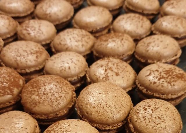 Macarons au chocolat