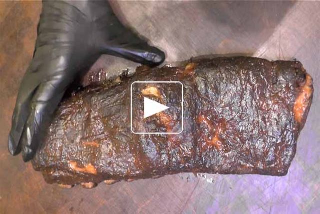 Baby back ribs à la texane