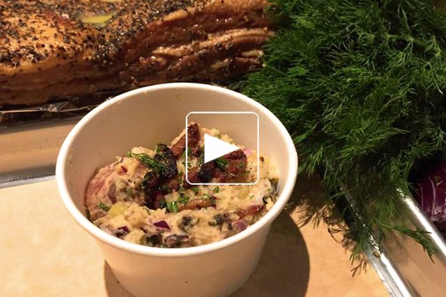 Backyard potato salad