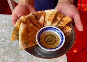 Scallion pancakes
