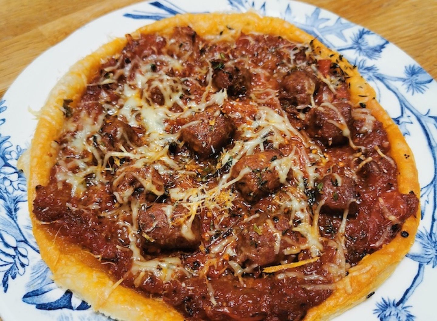 Recette "Ma pizette guez-mer" - Fooding ®