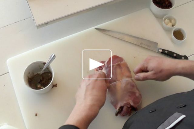 Le gigot d'agneau aux épices