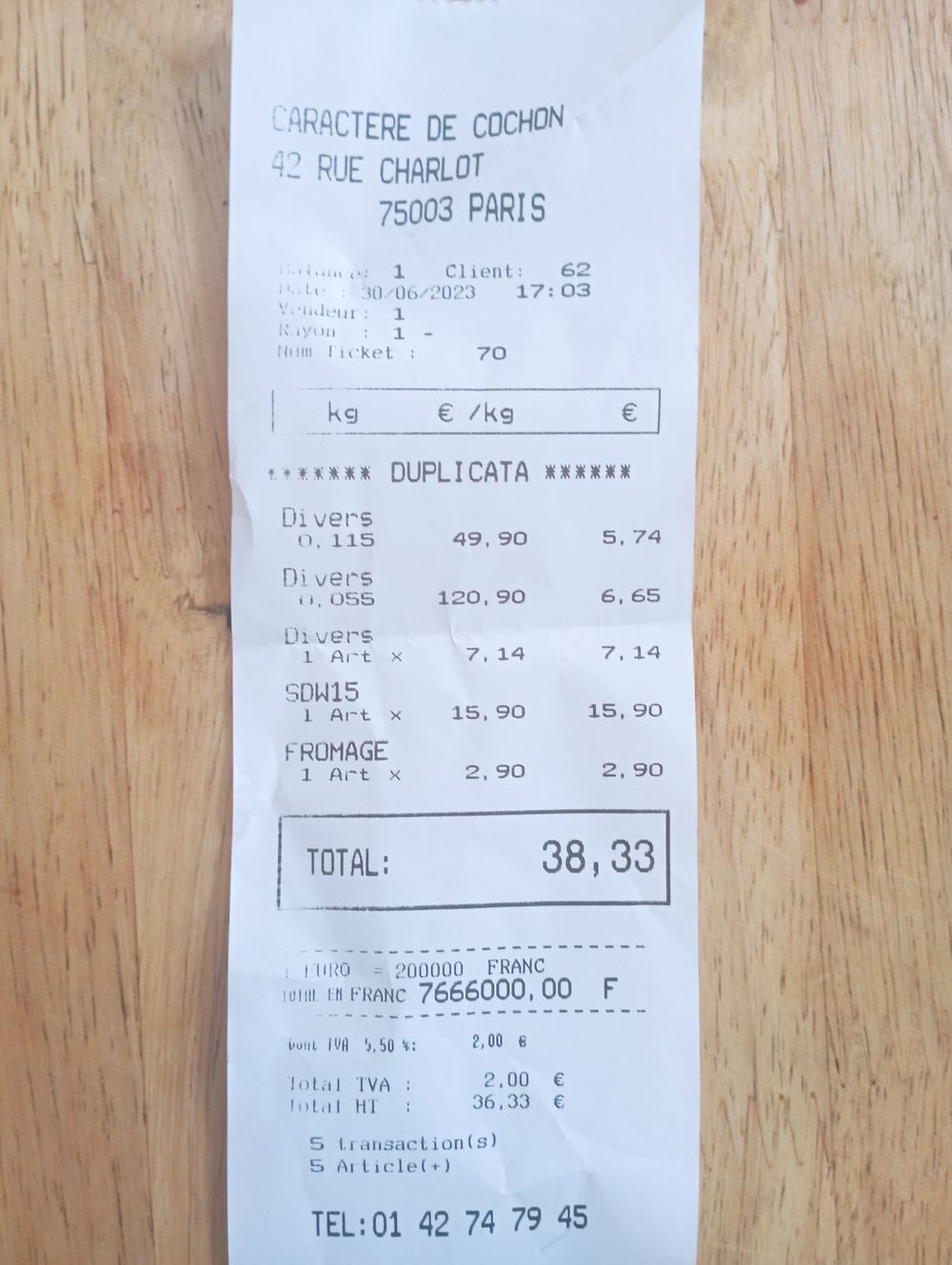 Addition Caractère de cochon