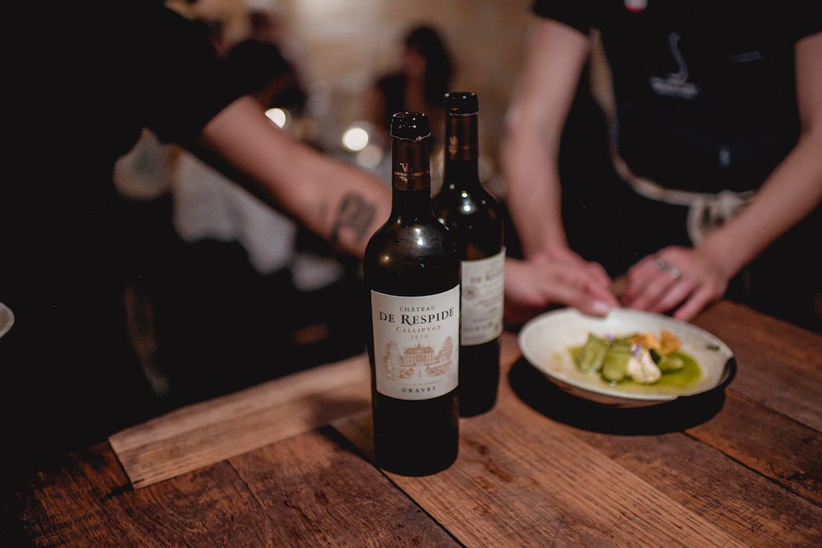 Dîner-performance à Bordeaux par Félix Clerc chez Symbiose.