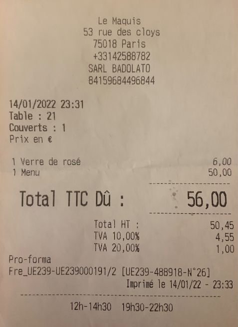 Restaurant-Le Maquis-Paris