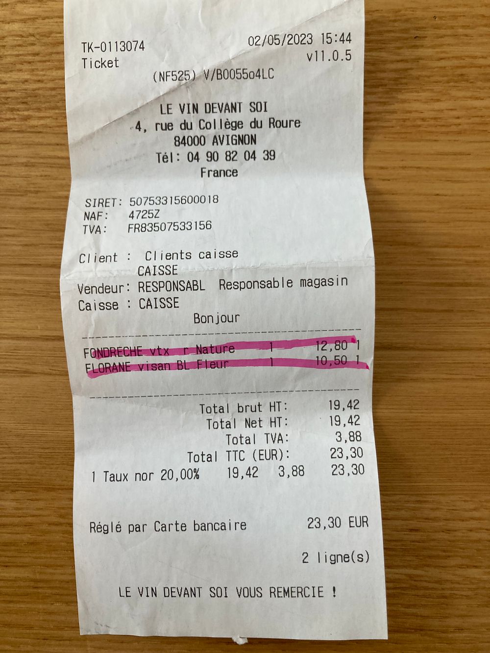 Vin-Vaucluse-Le Vin Devant Soi