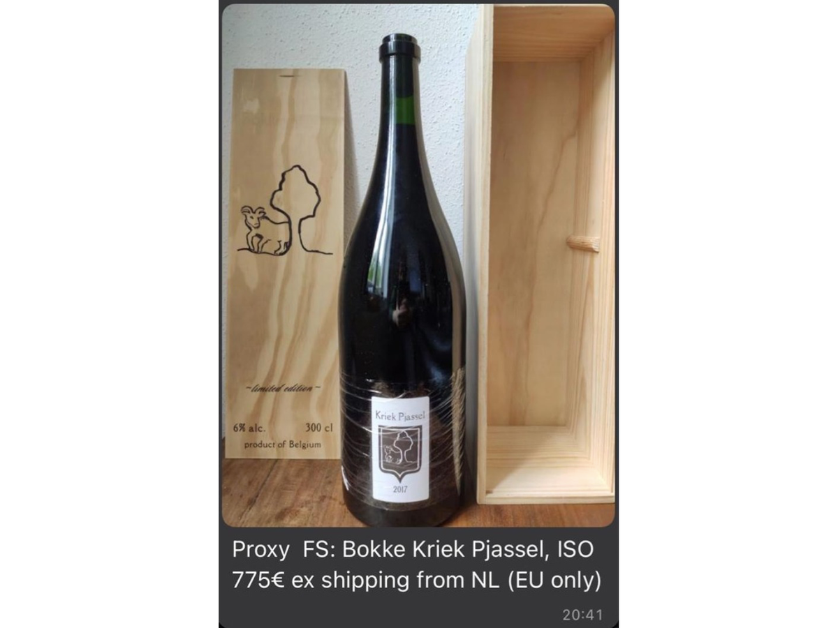 Pas moins de six codes spécifiques à la revente de bières se cachent sur cette image. 