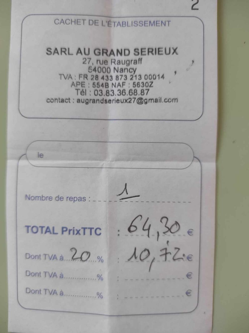 Addition Au Grand Sérieux