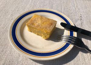 Polenta au gorgonzola et parmesan