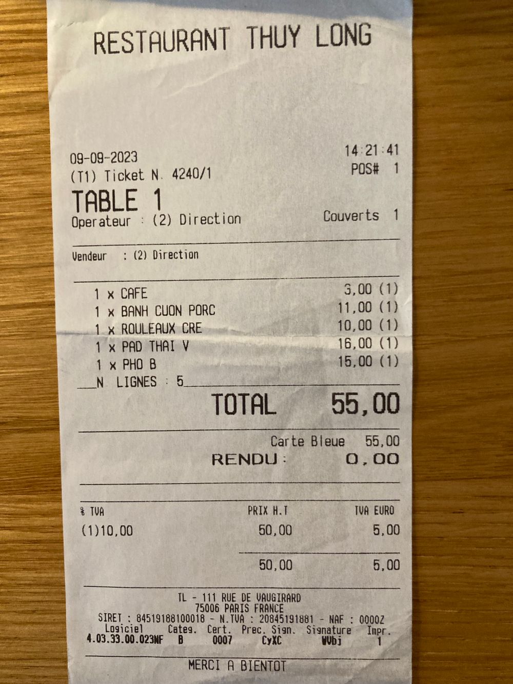 Restaurant Thuy Long