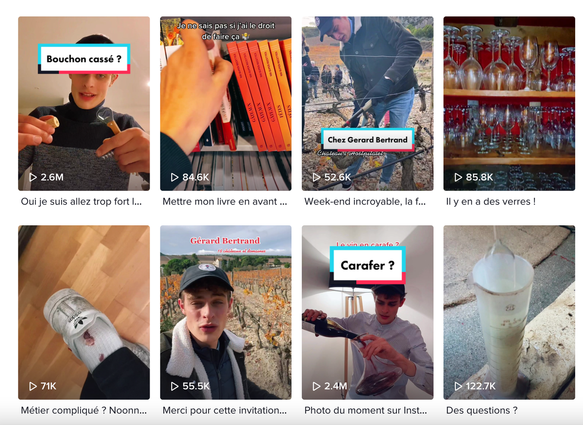 Emile Coddens a lancé son compte TikTok entre deux confinements.