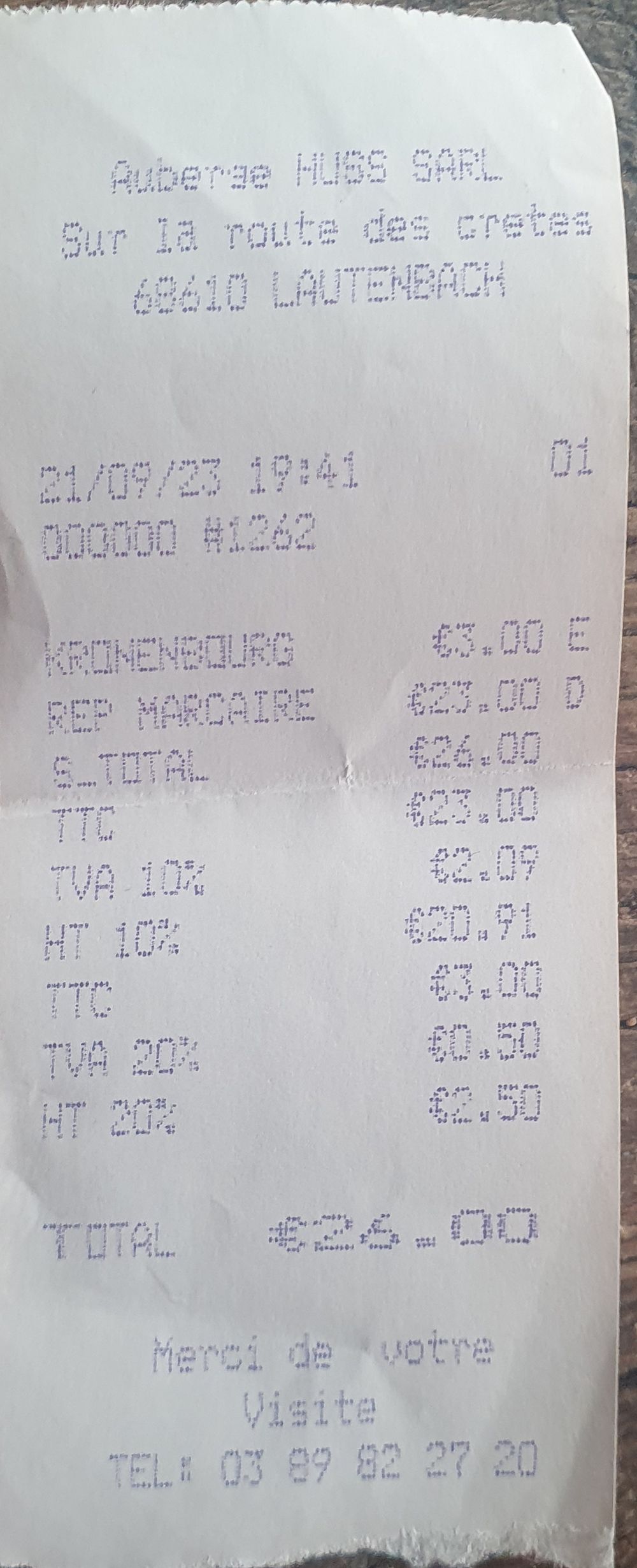 Addition Ferme-Auberge de la Huss