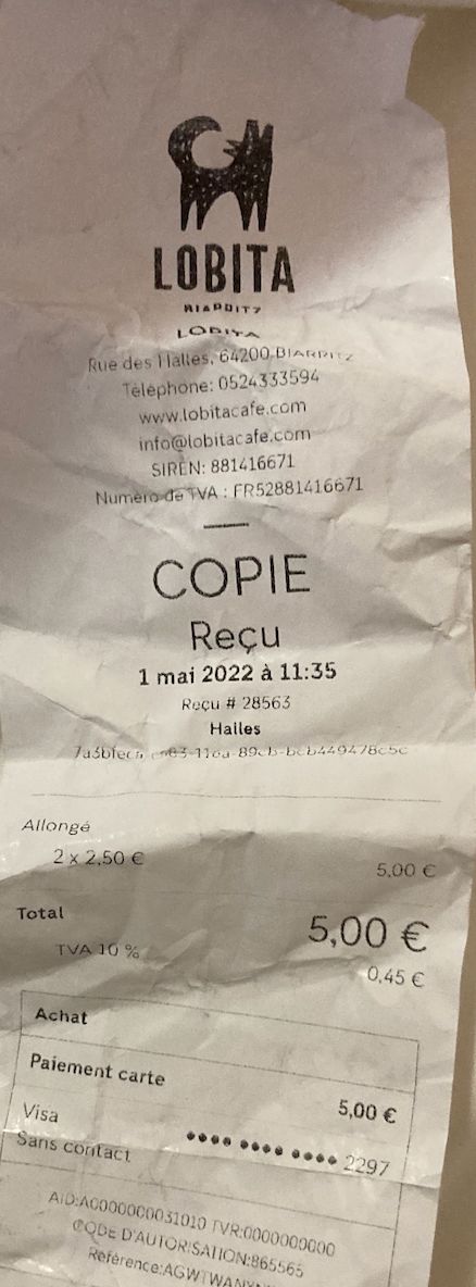 Facture Lobita