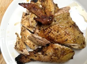 Beer can chicken