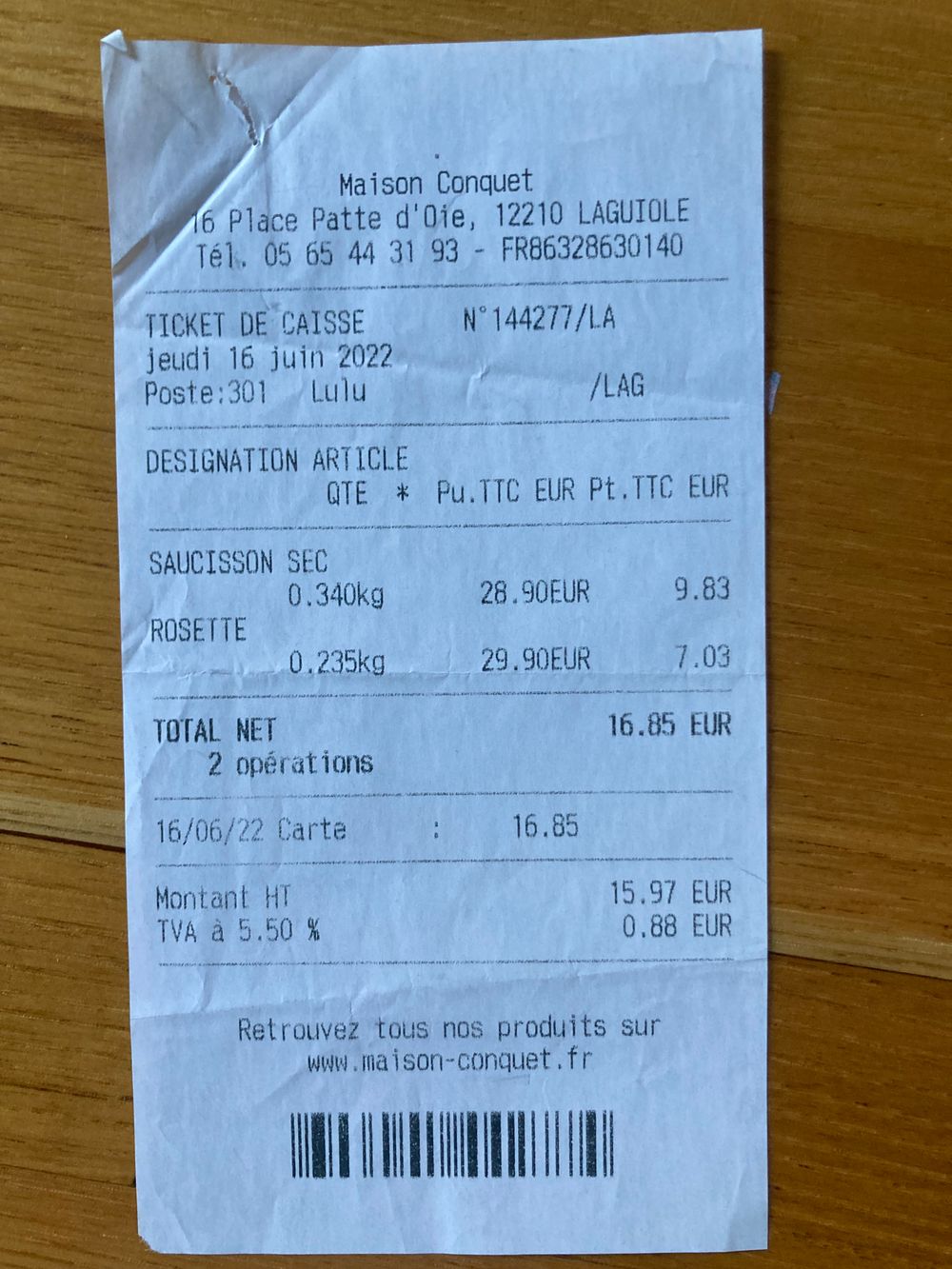 Aveyron-Maison Conquet