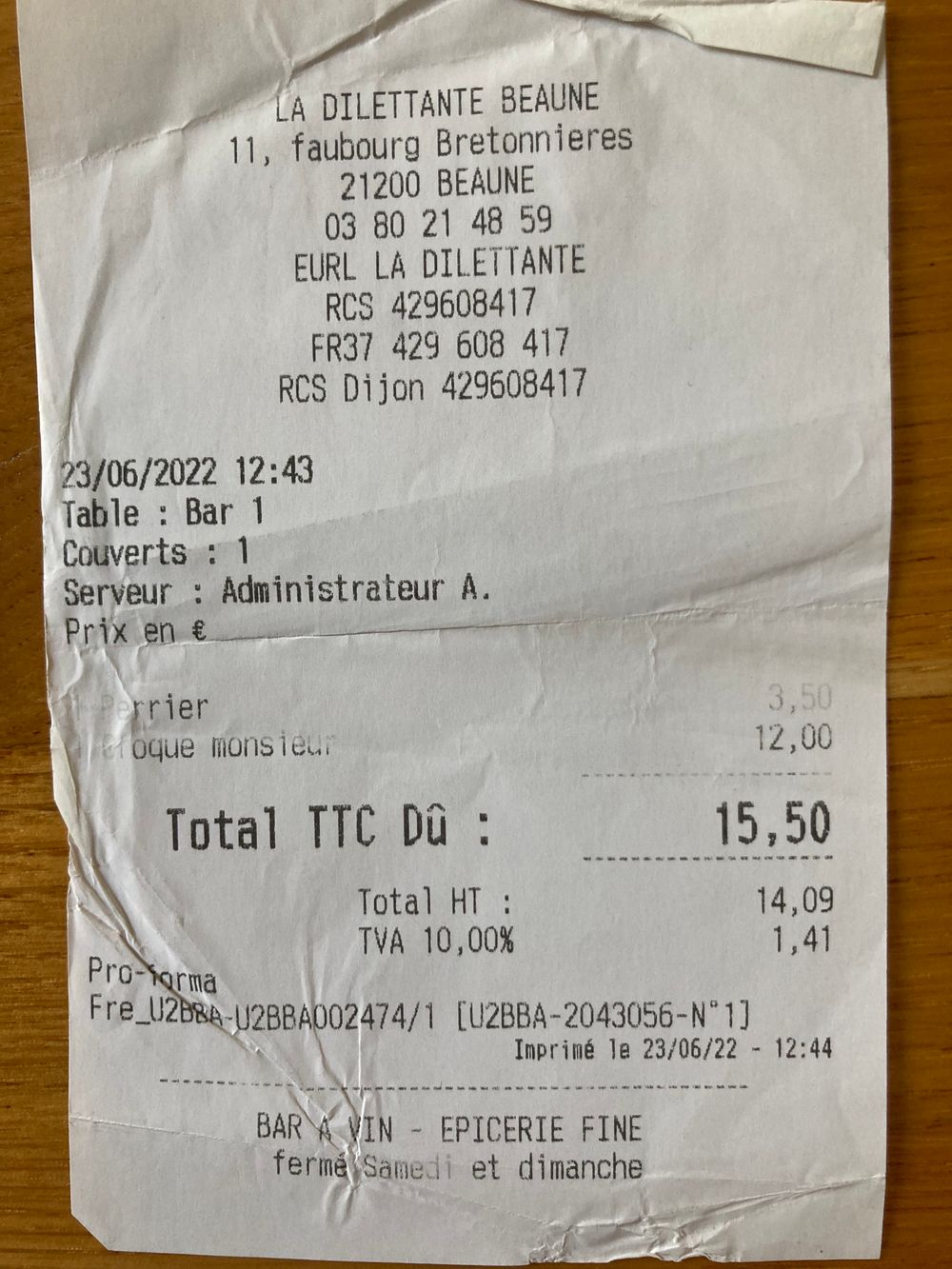 CÔTE-D'OR-LE DILETTANTE