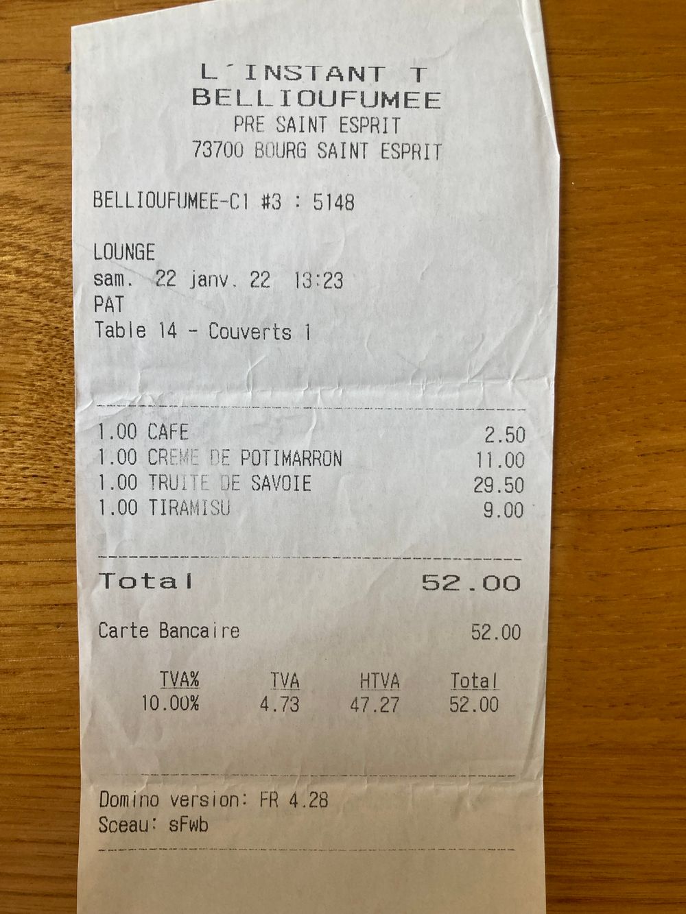 SAVOIE-BELLIOU LA FUMÉE