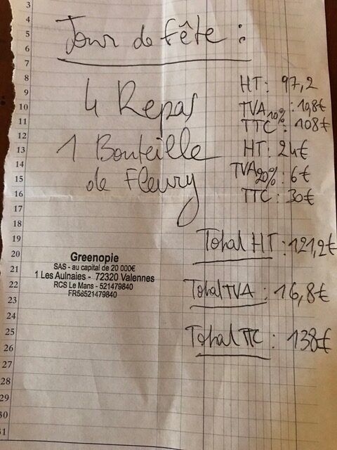 addition Jour de Fête