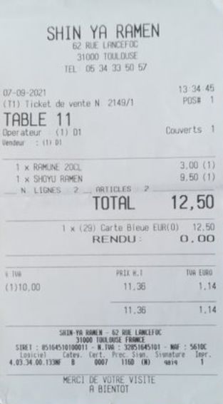 Restaurant Shin-Ya Ramen (Toulouse)